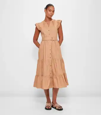 Target Flutter Sleeve Midi Dress - Preview offer