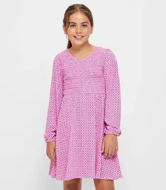 Target Long Sleeve Tiered Print Knit Dress offer