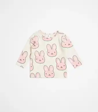 Target Baby Organic Cotton T-shirt - Bunny Faces offer