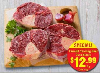 Tasman Butchers Farm88 Yearling Beef Osso Bucco offer