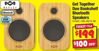 JB Hi-Fi Get Together Duo Bookshelf Bluetooth Speakers offer