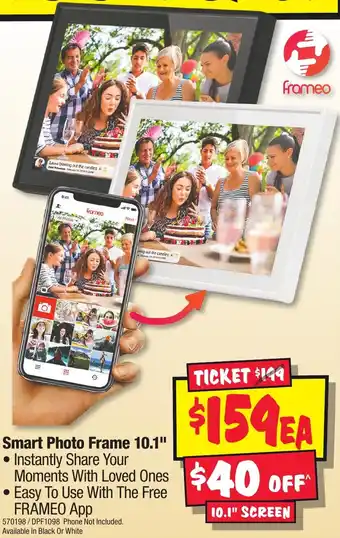 JB Hi-Fi Smart Photo Frame 10.1" offer