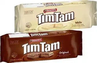 IGA Arnott's Tim Tam Chocolate Biscuits 165‑200g Selected Varieties offer