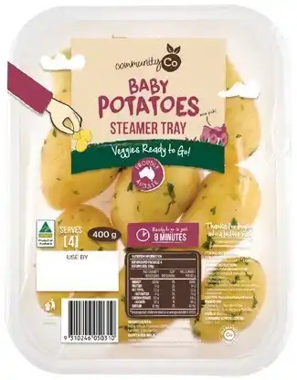 IGA Community Co Baby Potatoes with Herb Butter 400g offer