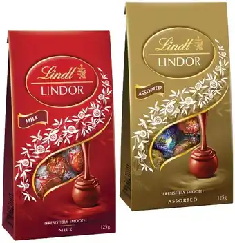 IGA Lindt Lindor Share Bag 123‑125g Selected Varieties offer