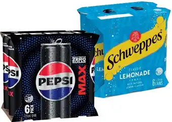 IGA Pepsi, Schweppes or Solo 6x275mL Selected Varieties offer