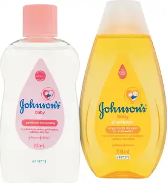 IGA Johnson’s Baby Shampoo, Bath, Oil or Lotion 200mL Selected Varieties offer