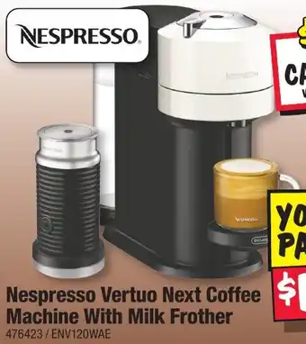 JB Hi-Fi Nespresso Vertuo Next Coffee Machine With Milk Frother offer