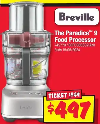 JB Hi-Fi The Paradice 9 Food Processor offer