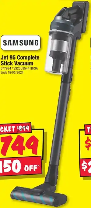 JB Hi-Fi Jet 95 Complete Stick Vacuum offer