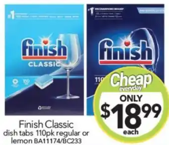 Cheap as Chips Finish Classic offer