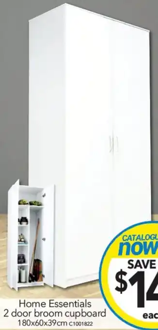 Cheap as Chips Home Essentials 2 door broom cupboard offer