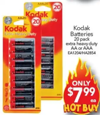 Cheap as Chips Kodak Batteries offer