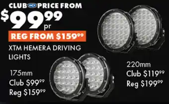 BCF XTM HEMERA DRIVING LIGHTS offer
