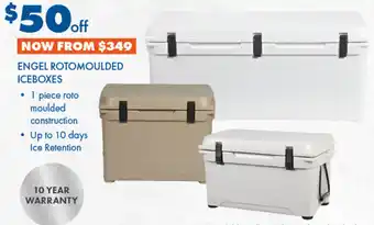 BCF ENGEL ROTOMOULDED ICEBOXES offer