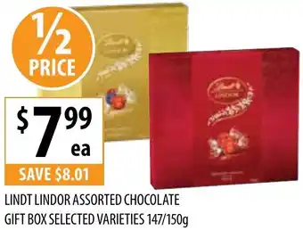 Supabarn LINDT LINDOR ASSORTED CHOCOLATE GIFT BOX offer