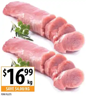 Supabarn PORK FILLETS offer