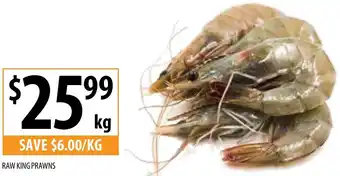 Supabarn RAW KING PRAWNS offer