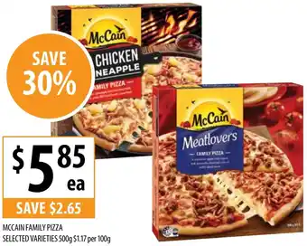 Supabarn MCCAIN FAMILY PIZZA offer