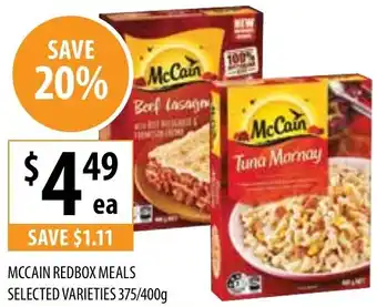 Supabarn MCCAIN REDBOX MEALS offer