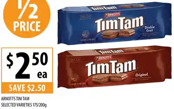 Supabarn ARNOTTS TIM TAM offer