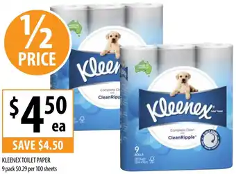 Supabarn KLEENEX TOILET PAPER offer