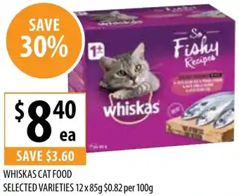 Supabarn WHISKAS CAT FOOD offer