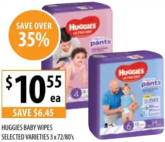 Supabarn HUGGIES BABY WIPES offer