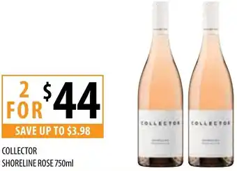 Supabarn COLLECTOR SHORELINE ROSE 750ml offer