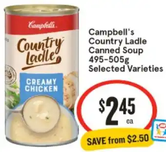 Campbell's Country Ladle Canned Soup 495-505g