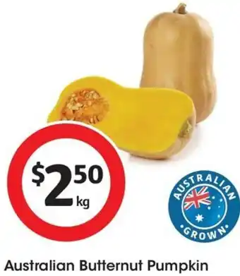 Coles Australian Butternut Pumpkin offer