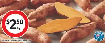 Coles Australian Gold Sweet Potatoes offer