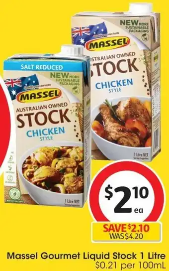 Coles Massel Gourmet Liquid Stock 1 Litre offer