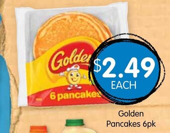 Spudshed Golden Pancakes 6pk offer