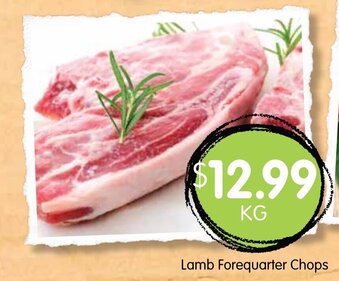 Spudshed Lamb Forequarter Chops offer