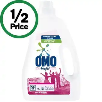 Woolworths OMO Laundry Liquid 2 Litre or Powder 2 kg offer