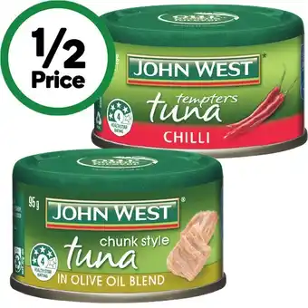 Woolworths John West Tuna Tempters 95g offer