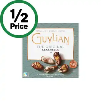 Woolworths Guylian Chocolate Seashells 250g offer