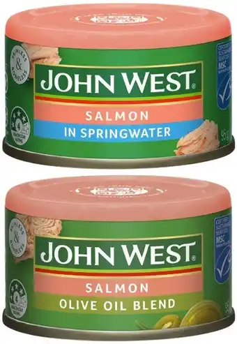 Coles John West Salmon Tempters 95g offer