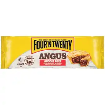 Woolworths Four’N Twenty Angus Pies 700g Pk 4 offer