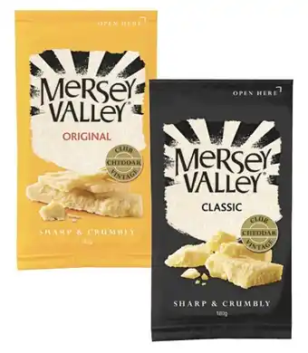 Coles Mersey Valley Cheese 180g offer