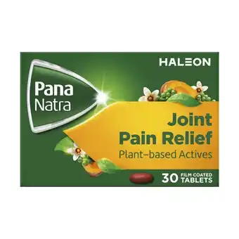 Woolworths Pana Natra Joint Pain Relief Tablets with Curcumin & Boswellia Pk 30 offer