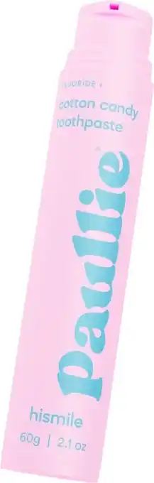 Coles Hismile Cotton Candy Flavoured Toothpaste 60g offer