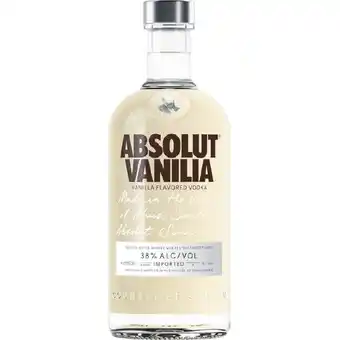 Woolworths Absolut Vodka Vanilia 700ml offer