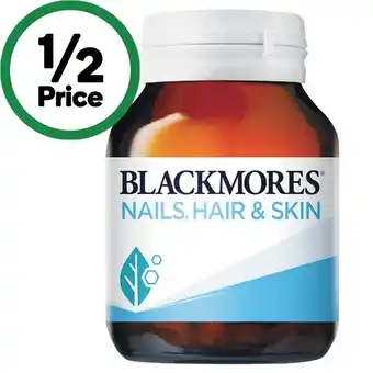 Woolworths Blackmores Nails Hair & Skin Tablets Pk 120 offer