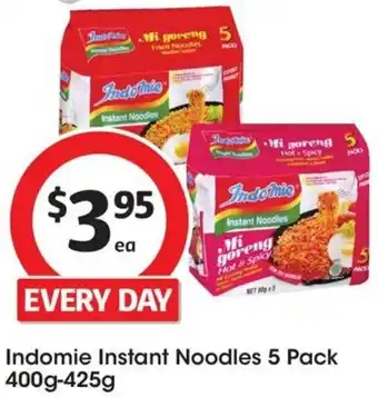 Coles Indomie Instant Noodles 5 Pack 400g-425g offer