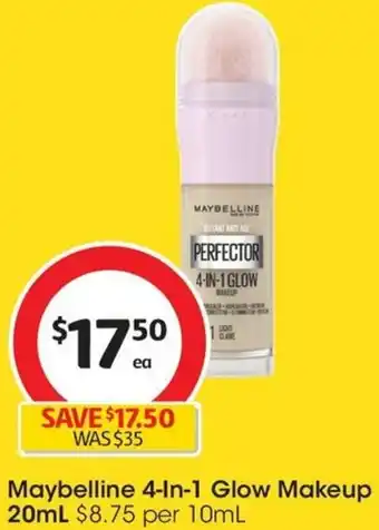 Coles Maybelline 4-In-1 Glow Makeup 20mL offer