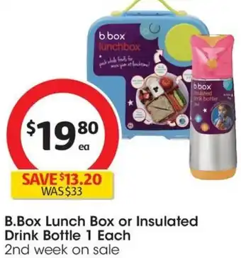 Coles B.Box Lunch Box or Insulated Drink Bottle offer