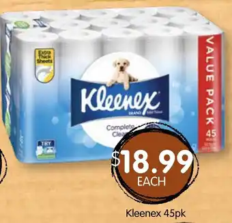 Spudshed Kleenex 45pk offer