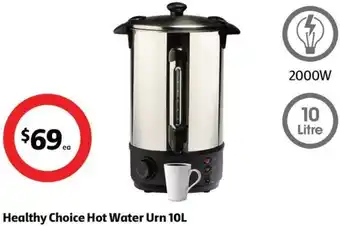 Coles Healthy Choice Hot Water Urn 10L offer